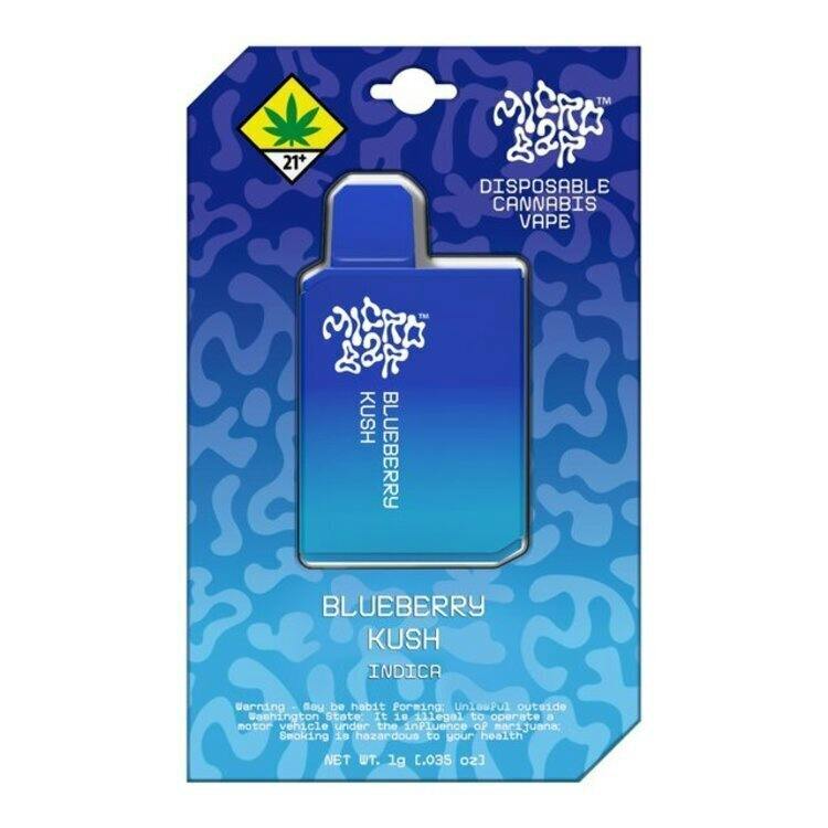 Micro Bar Disposable Blueberry Kush 1g Indica
