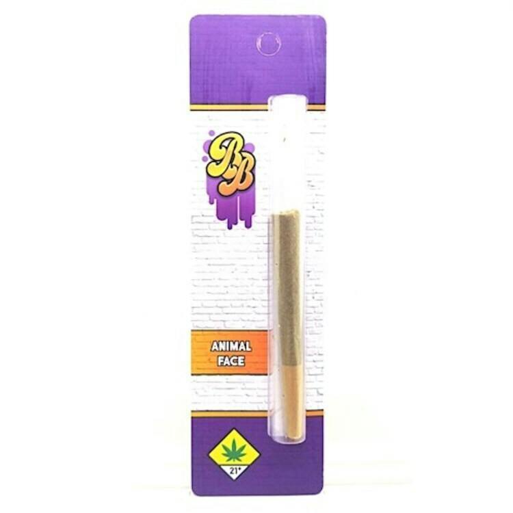 Bodega Buds PR Animal Face 1g Indica at Caravan Cannabis Company