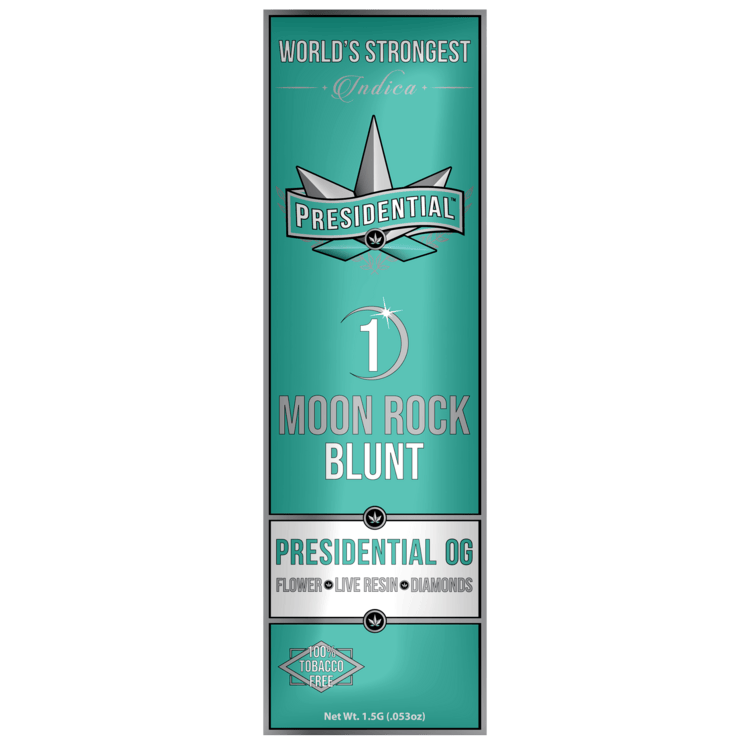 Presidential Infused Moon Rock Blunt Presidential OG 1g Indica