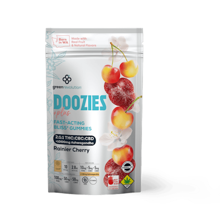 Doozies Gummies Rainier Cherry 2:1:1 10pk