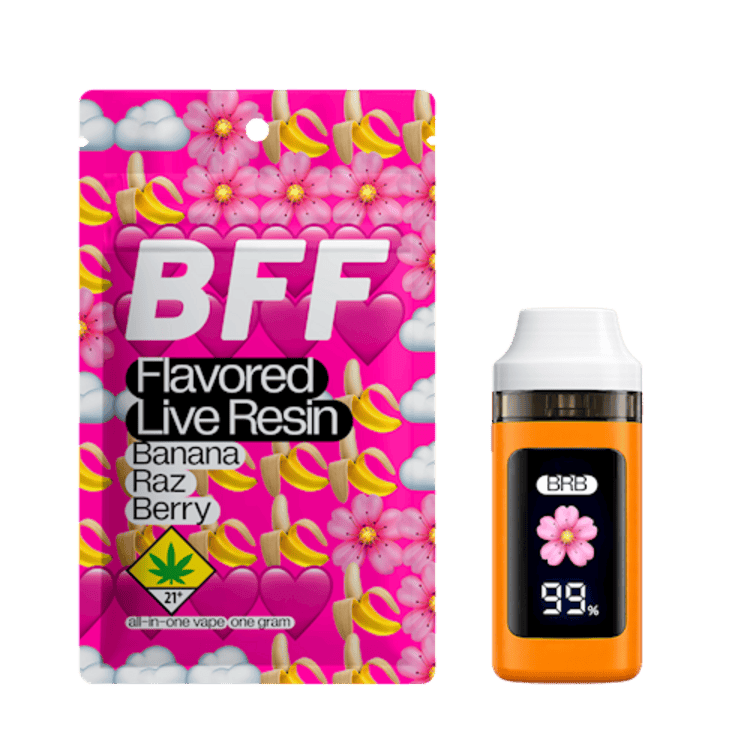BFF Disposable Banana Raz Berry 1g Indica