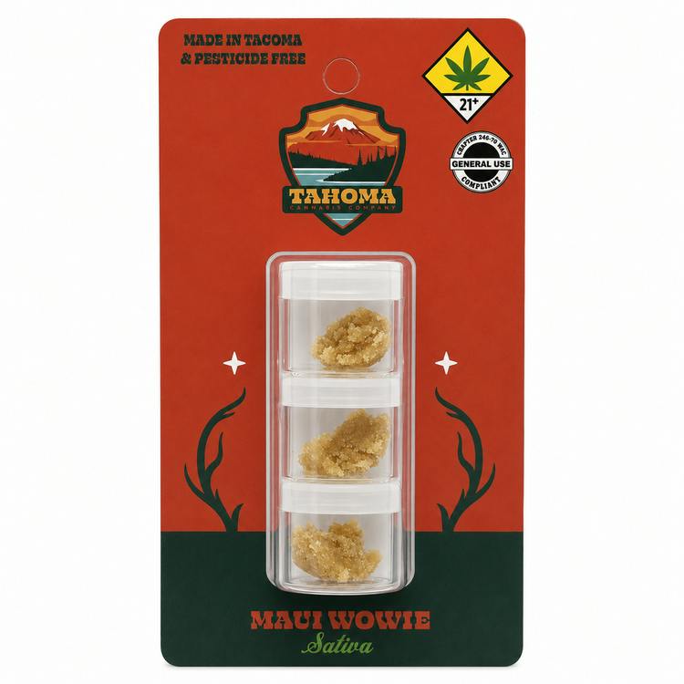 Tahoma Sugar Wax Multipack Maui Wowie 3 x 1g Sativa