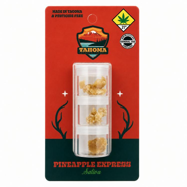Tahoma Sugar Wax Multipack Pineapple Express 3 x 1g Sativa