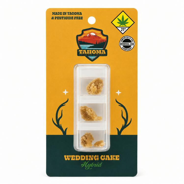 Tahoma Sugar Wax Multipack Wedding Cake 3 x 1g Hybrid