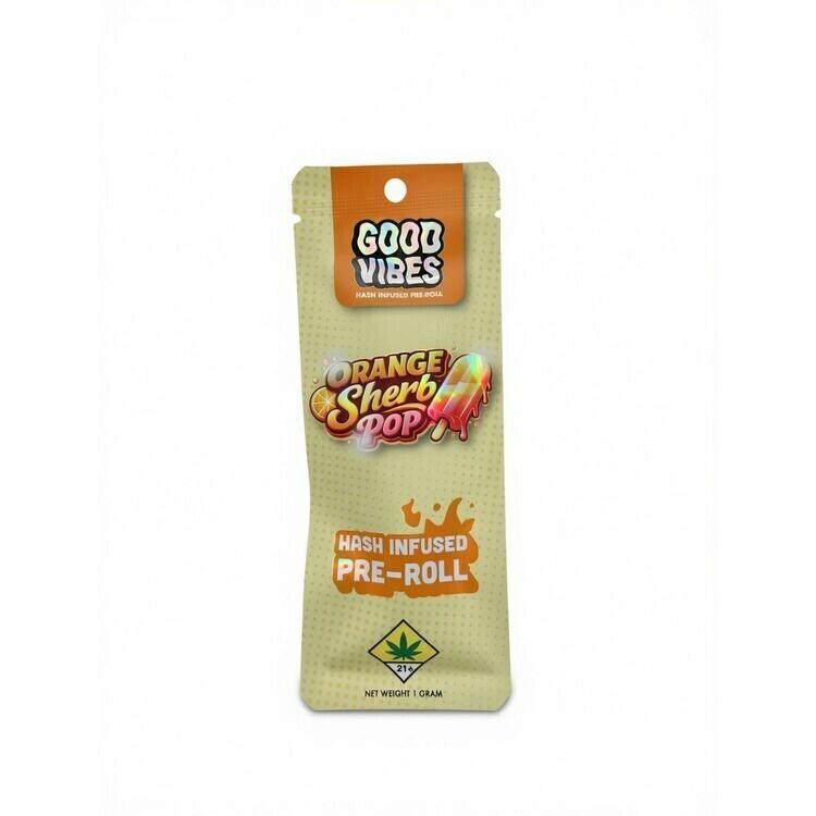 Good Vibes Infused Orange Sherb Pop 1g