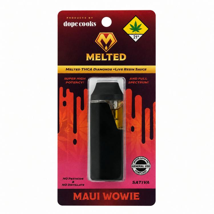 Melted Disposable Maui Wowie 1g Sativa