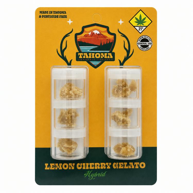 Tahoma Sugar Wax Multipack Lemon Cherry Gelato 6x1g Hybrid