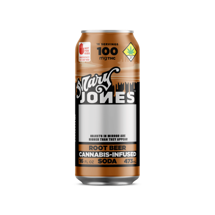 Mary Jones Root Beer Soda 12oz