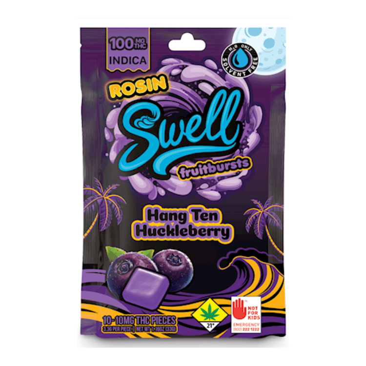 Swell Rosin Chew Huckleberry 10pk Indica