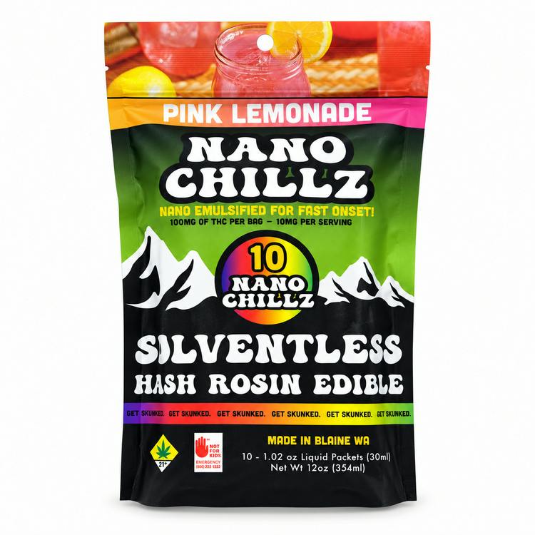 Nano Chillz Popsicles Pink Lemonade 10pk