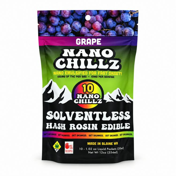 Nano Chillz Popsicles Grape 10pk