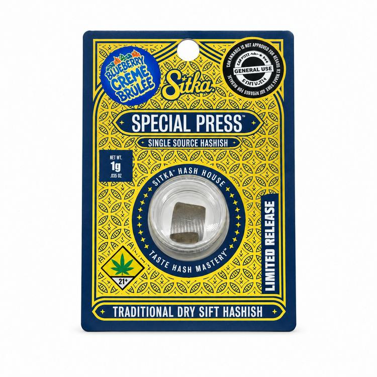 Sitka Special Press Blueberry Crème Brûlée 1g Hybrid