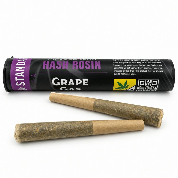 New Standard Rosin Infused Grape Gas 2x.5g Indica