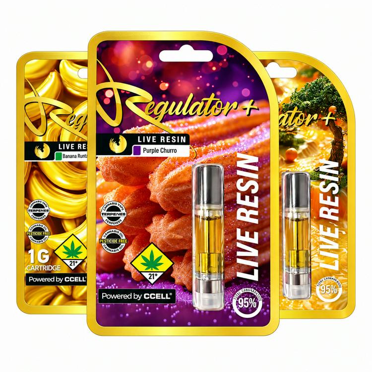 Regulator Live Resin Cartridge Sweet Island Skunk 1g Sativa