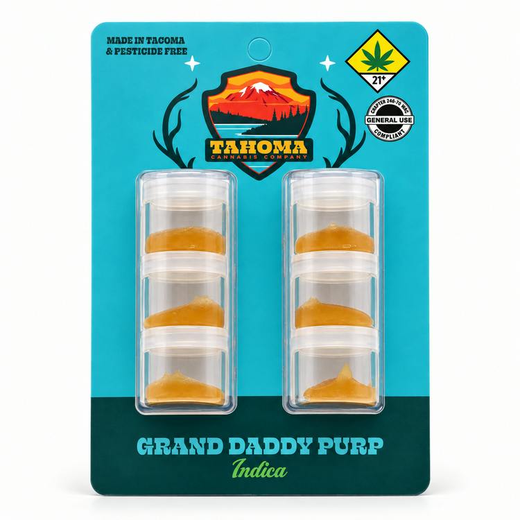 Tahoma Sugar Wax Grand Daddy Purp 6g Indica