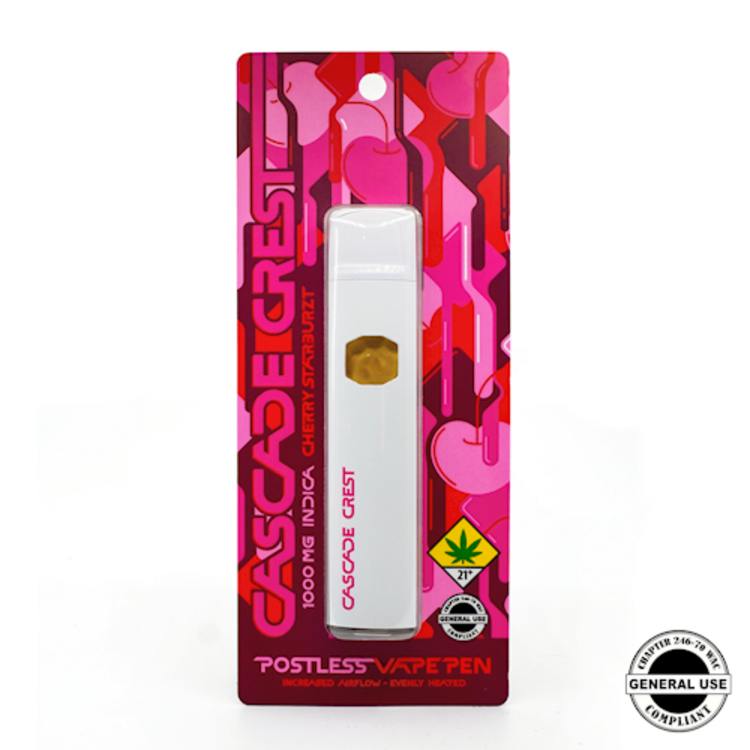 Cascade Crest Disposable Cherry Starburzt 1g Indica