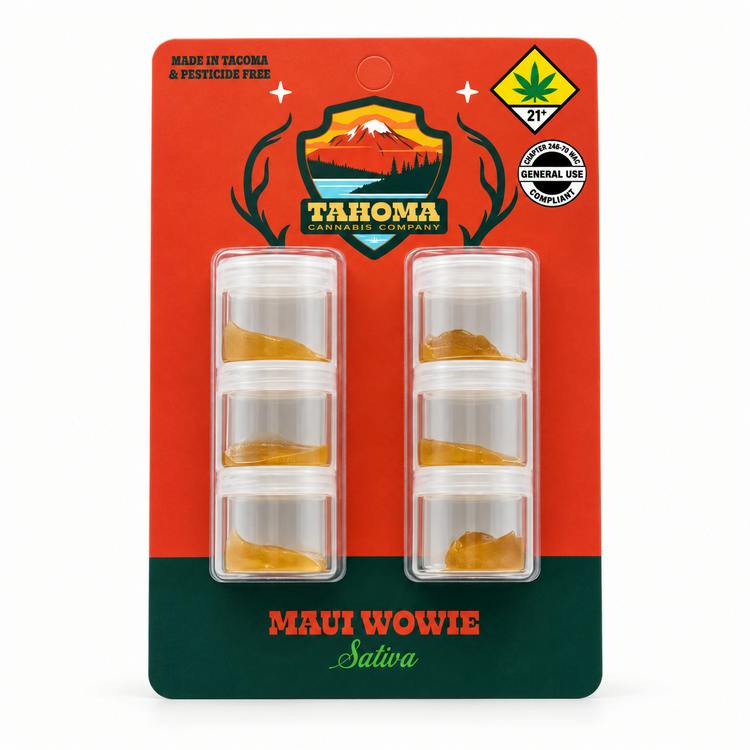 Tahoma Sugar Wax Maui Wowie 6 x 1g
