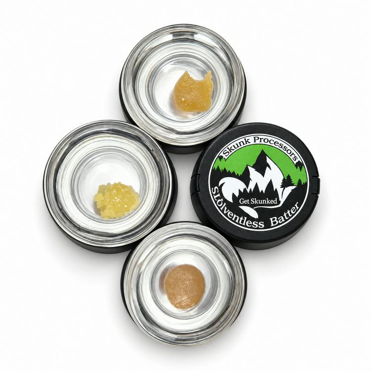 Skunk Rosin Batter Skunk Burger 1g Indica