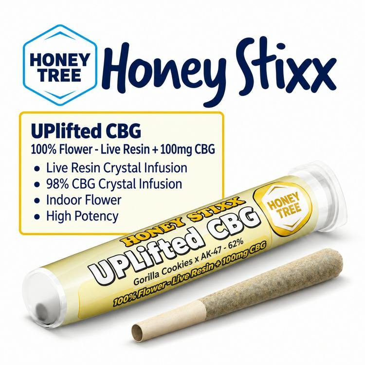 Honey Stixx CBG Infused Acapulco Gold X Hawaiian Blueberry 2x0.5g Sativa
