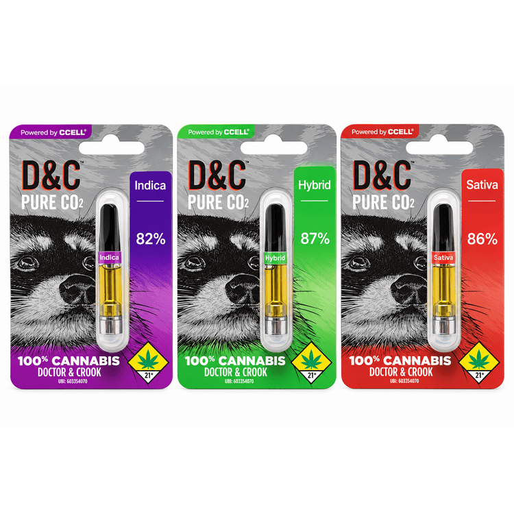 D&C Cartridge Green Break 1g Hybrid