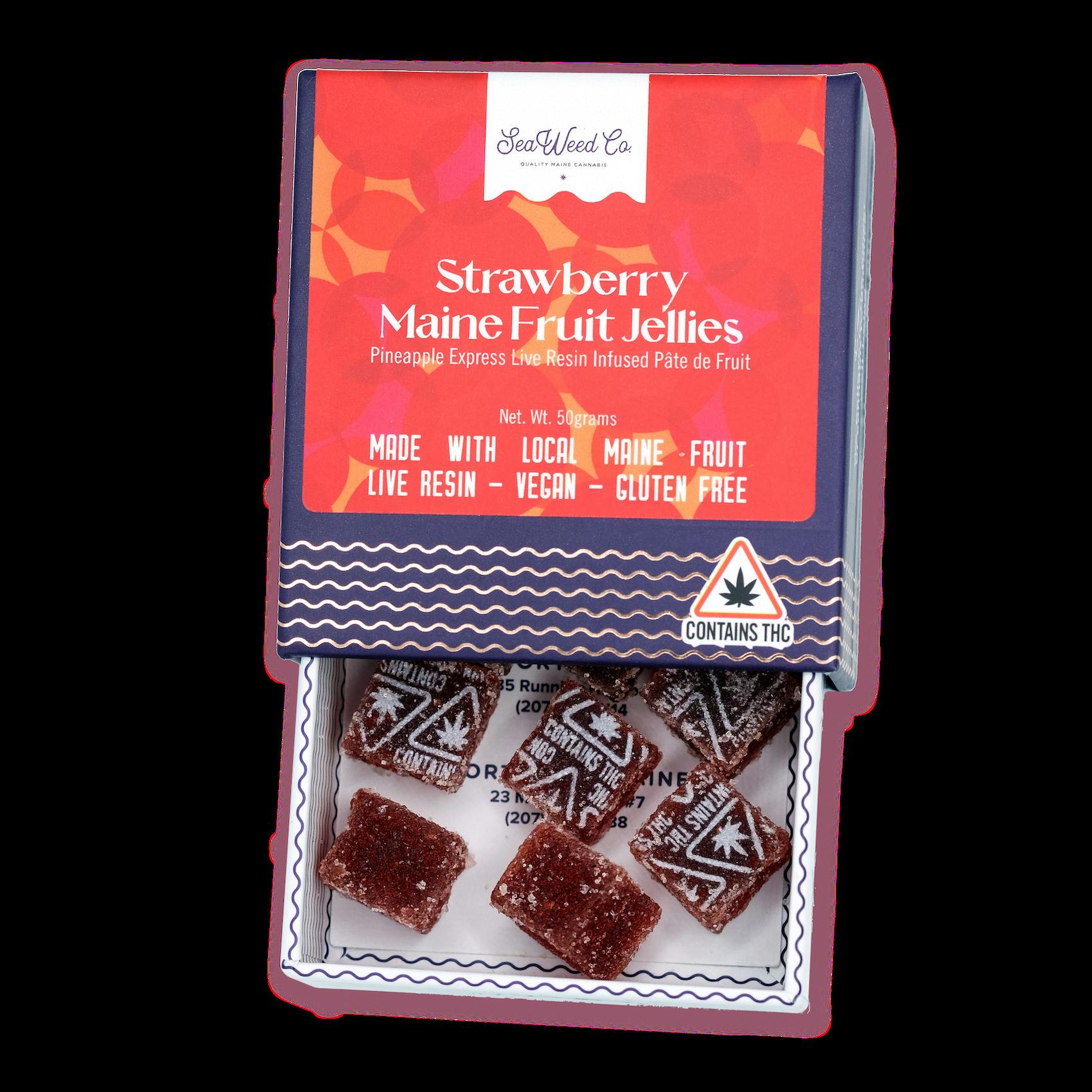 SWC - Pineapple Express - Strawberry - Maine Fruit Jellies - 100mg