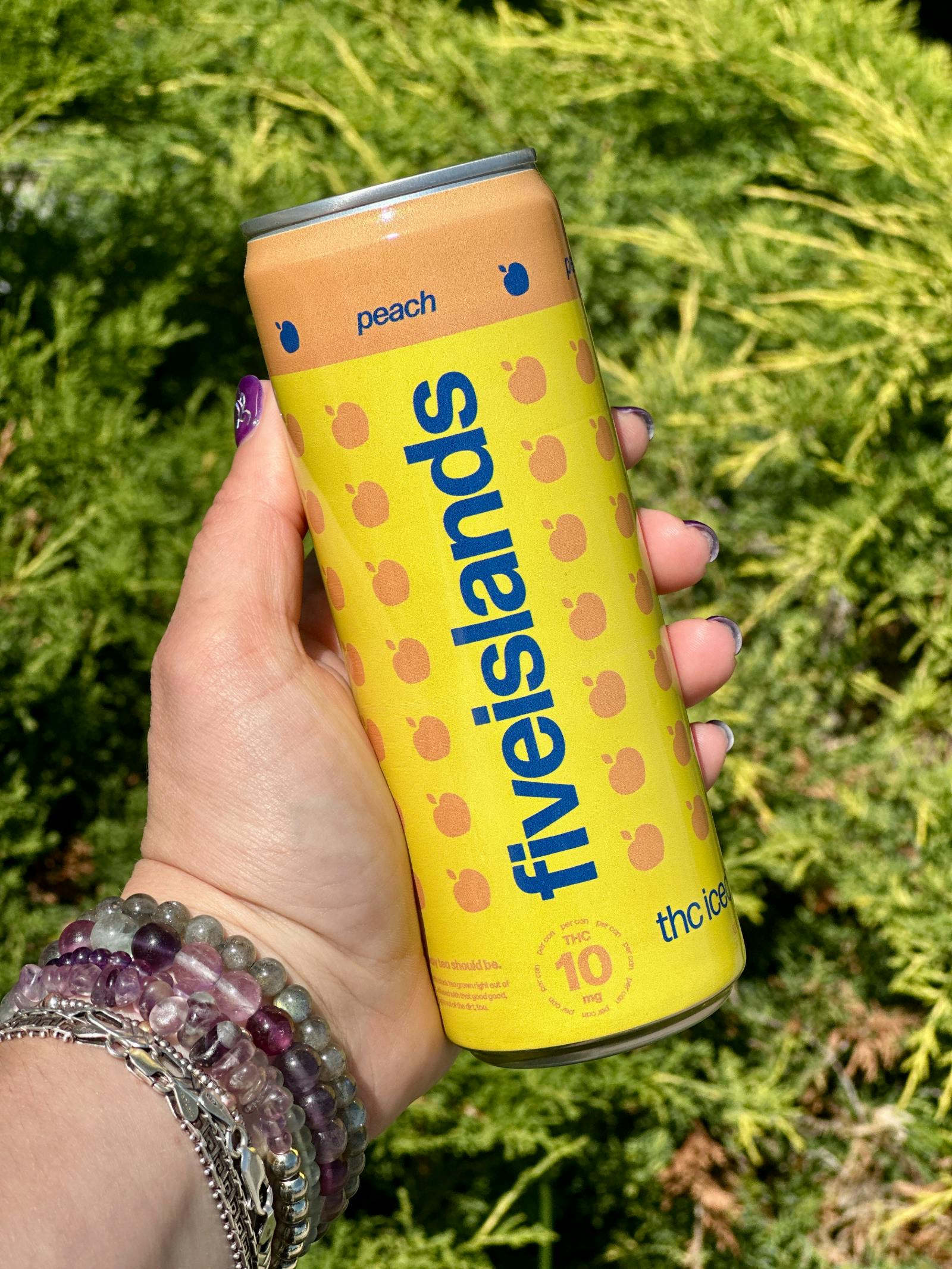 Five Islands - Peach Tea - 10mg (Hemp) at SeaWeed Co. - South Portland Recreational Cannabis Dispensary