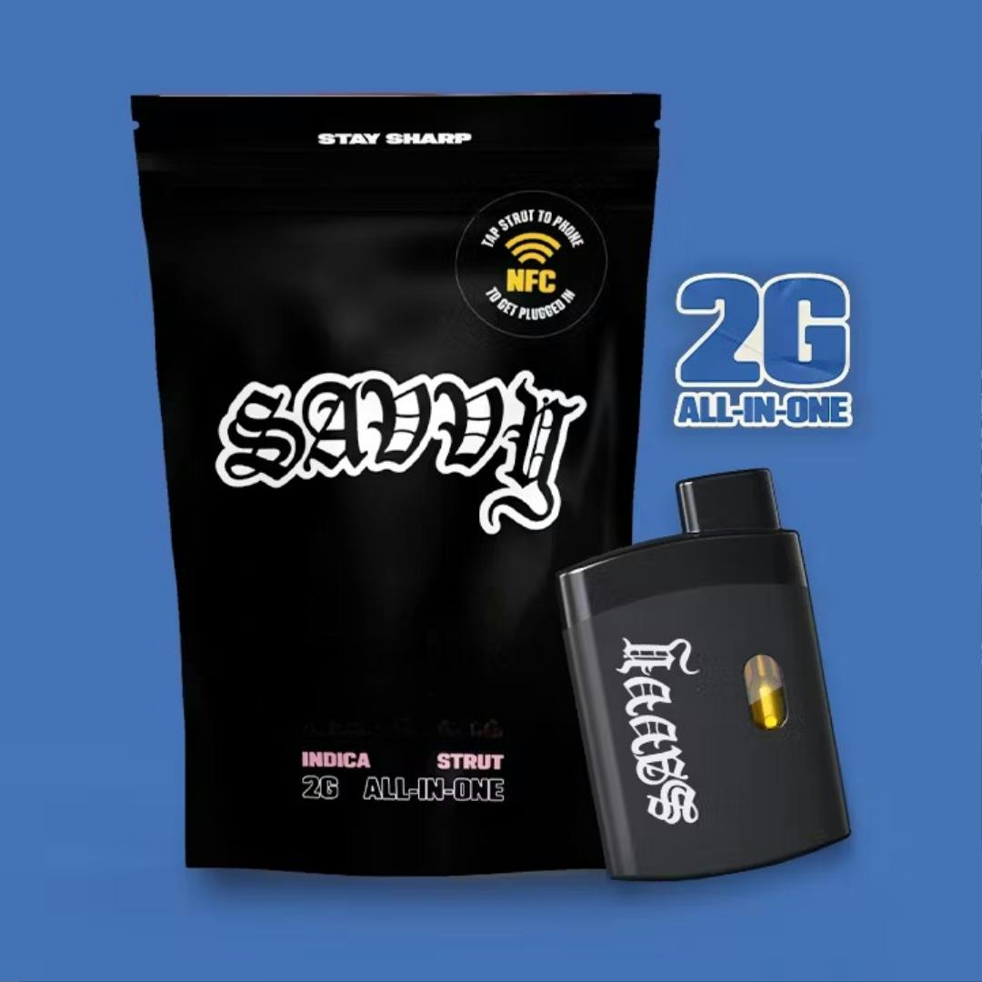 SAVVY STRUT PEN 2000mg: Kick Back Rainbow Sherbet