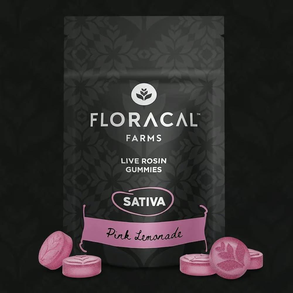 FLORACAL Gummies 100mg Solventless: Pink Lemonade 10pc
