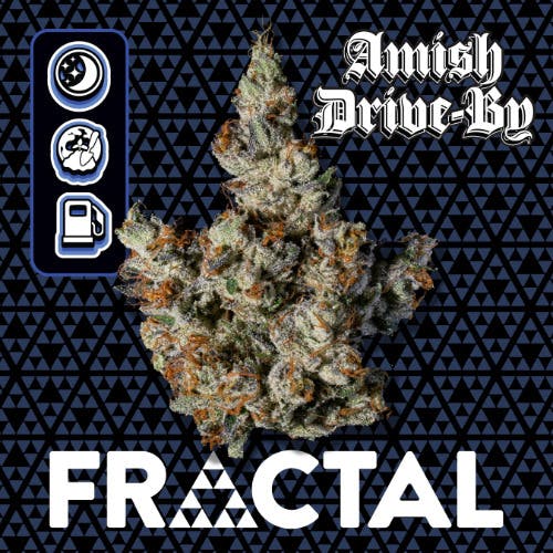Fractal Cannabis Flower Amish Drive-By