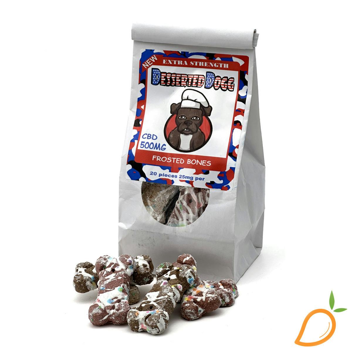 500mg CBD Frosted Bones Desserted Dog