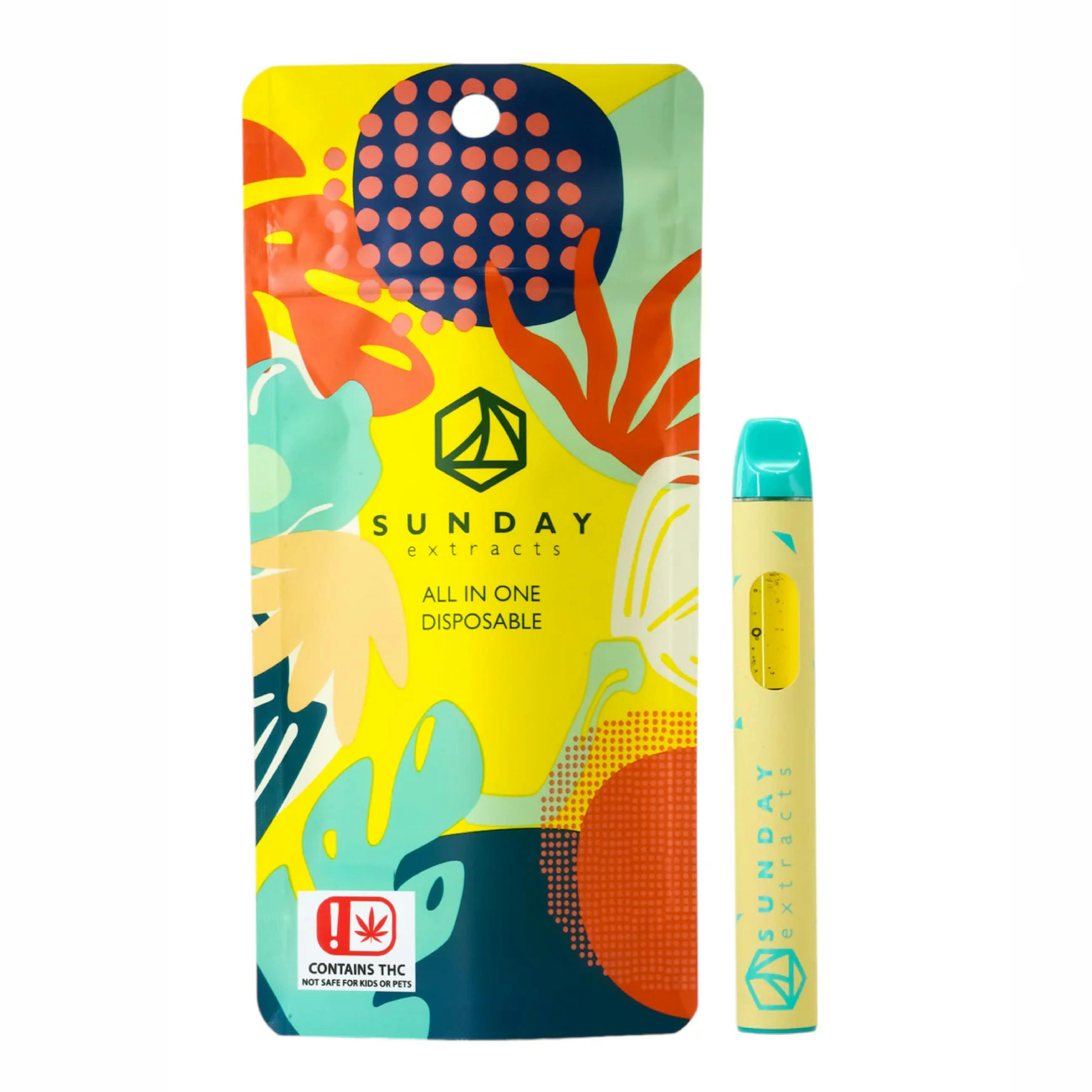 2g POG Juice Disposable Vape Sunday Extracts