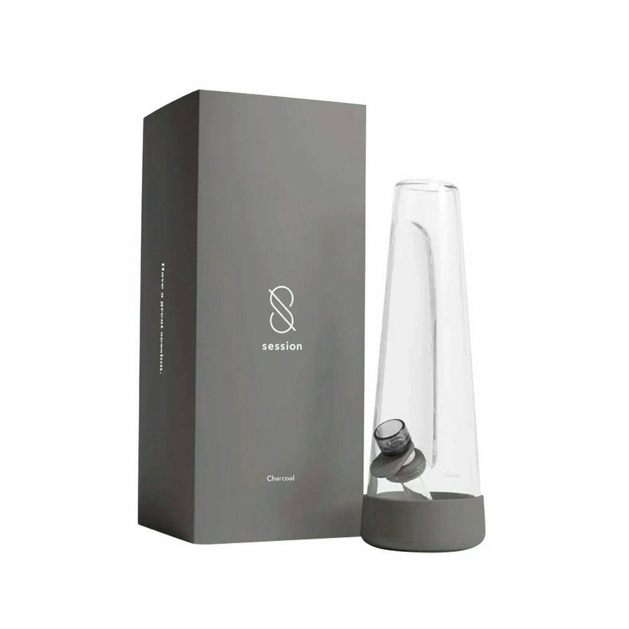 Session Goods Water pipe w/ Silicone Footer & Replacement Parts Grey