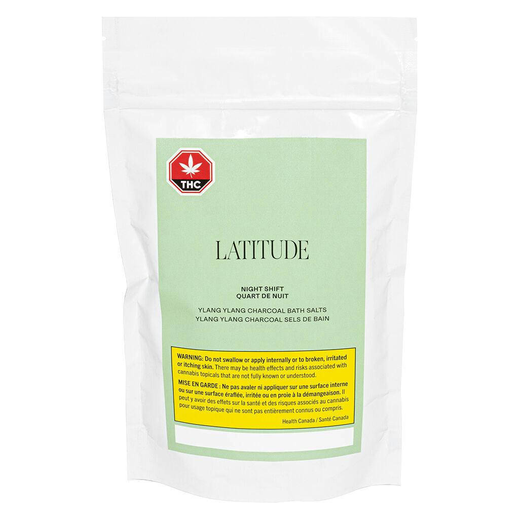 Latitude by 48North - Night Shift Ylang-Ylang Charcoal Bath Salts