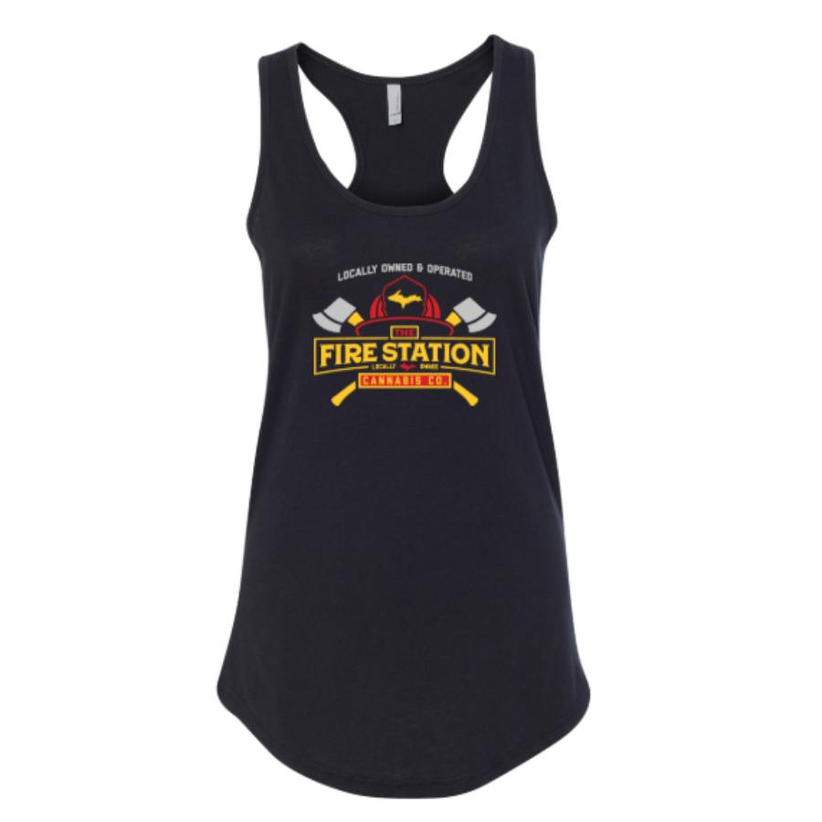 The Fire Station Women's Racerback Tank Black Medium