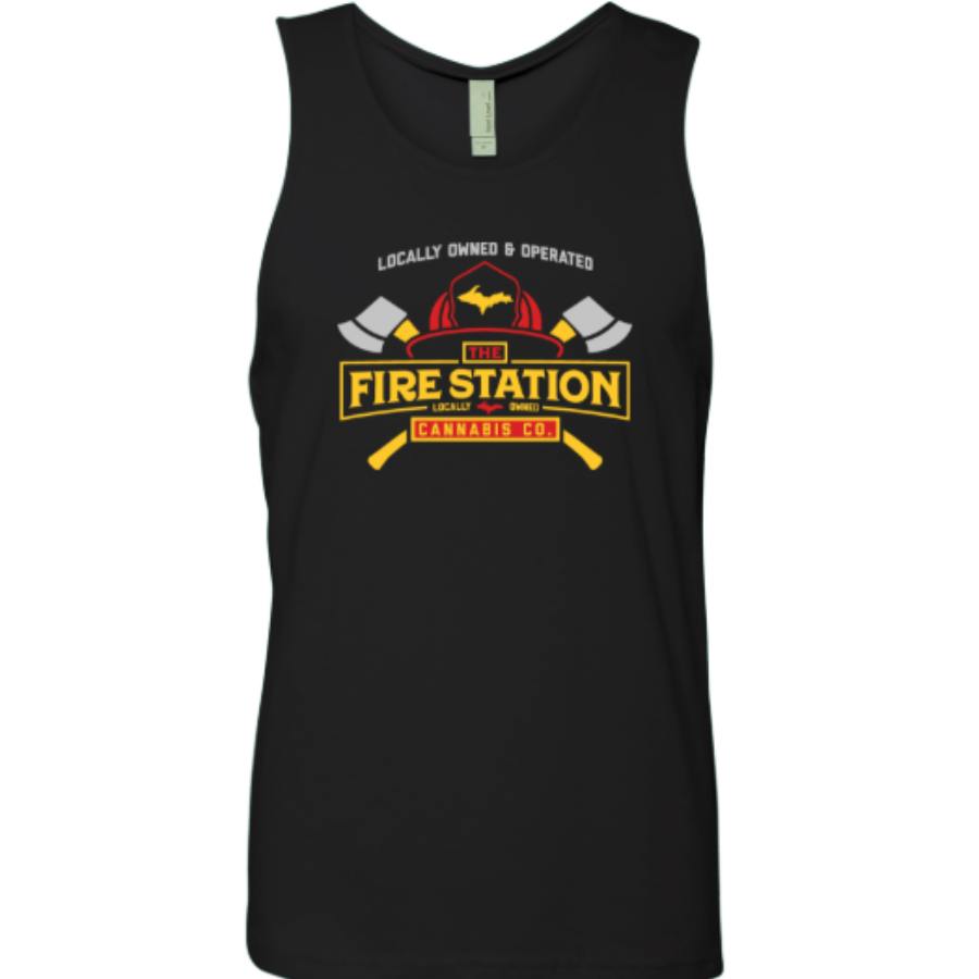 The Fire Station Black Tanktop Unisex Medium
