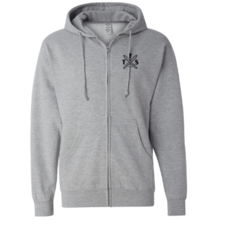 TFS Joints Full-Zip Grey Hoodie Small