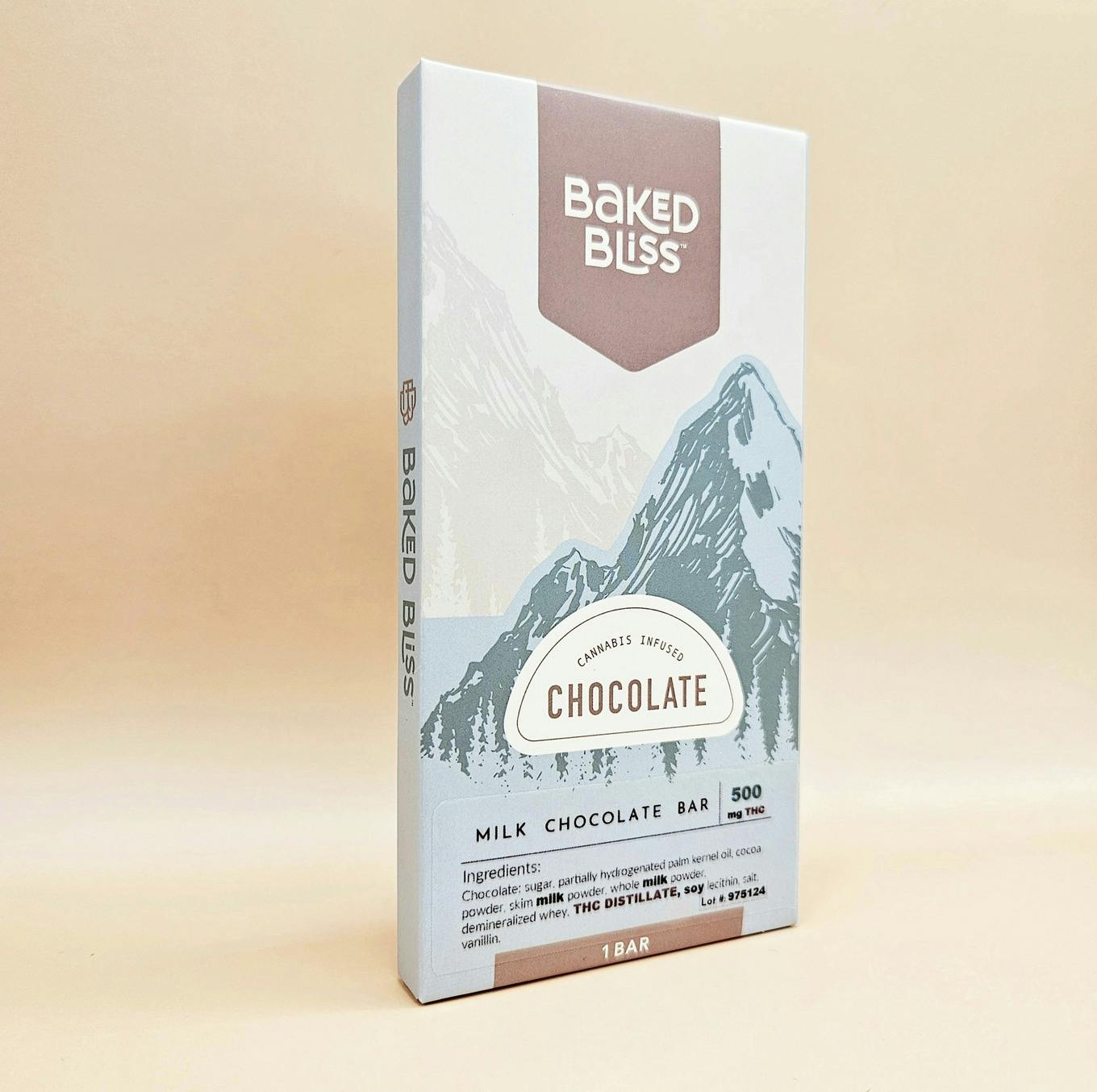200mg Hash Rosin Milk Chocolate | Baked Bliss