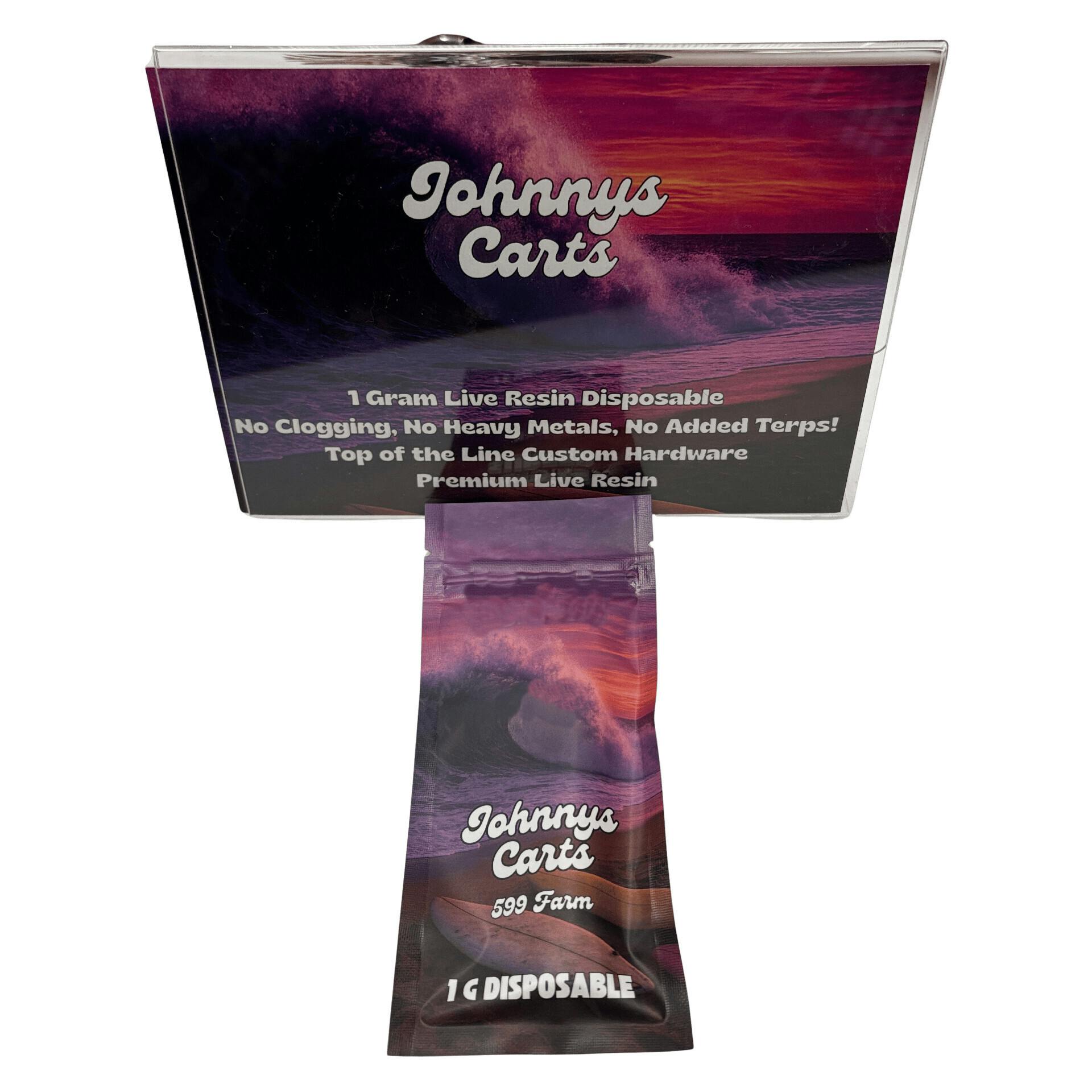 Pineapple Fruz | 1g Live Resin Sativa Disposable | Johnny Carts cannabis product