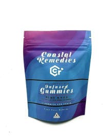 100mg Blue Razz Gummies | Coastal Remedies at Purple Co. MEDICAL