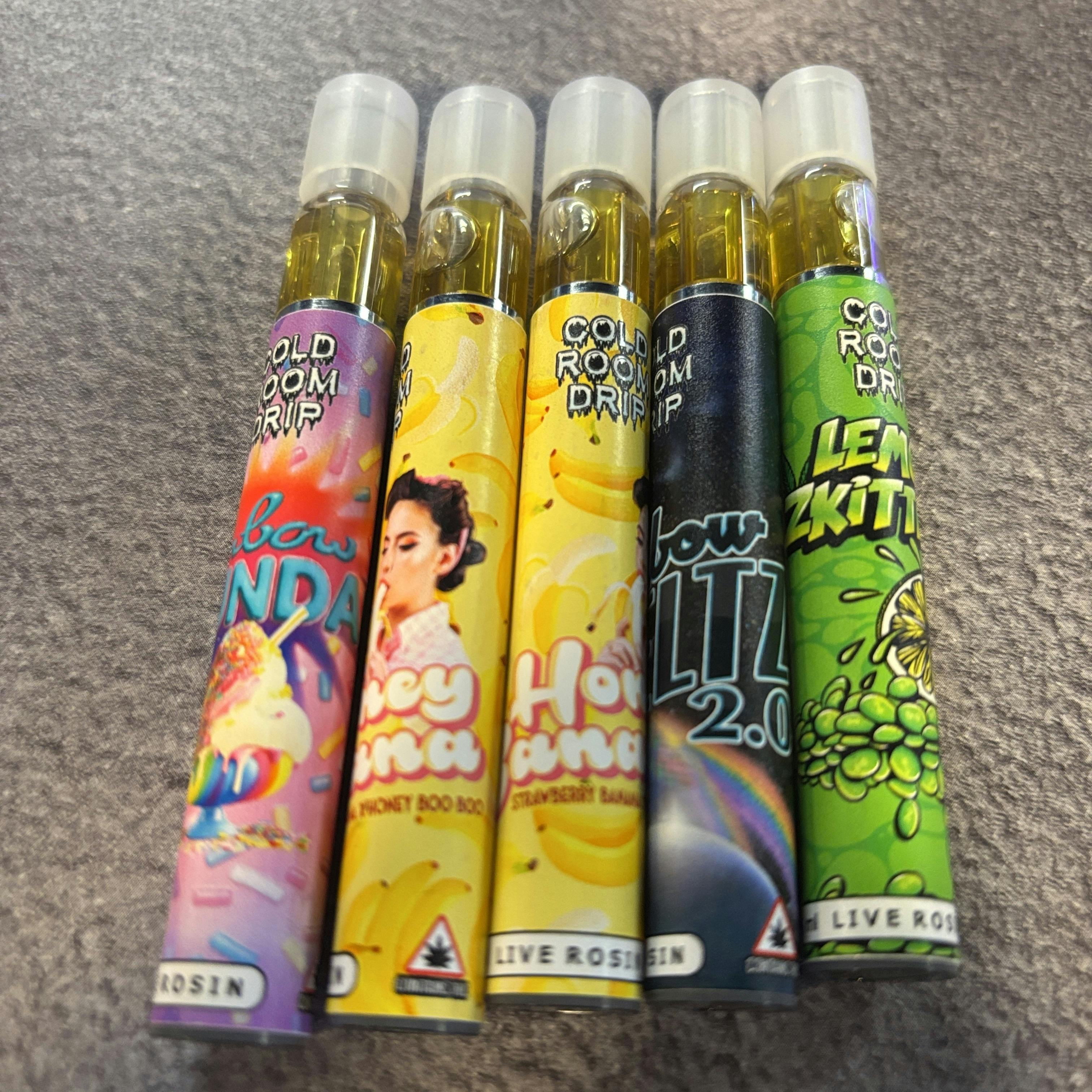 Rainbow Beltz | .5ml Solventless Live Resin Disposable | Cold Room Drip cannabis product