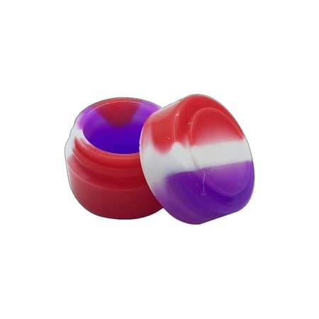 SILICONE WAX CONTAINTER - 2ML - (ASST COLOURS)