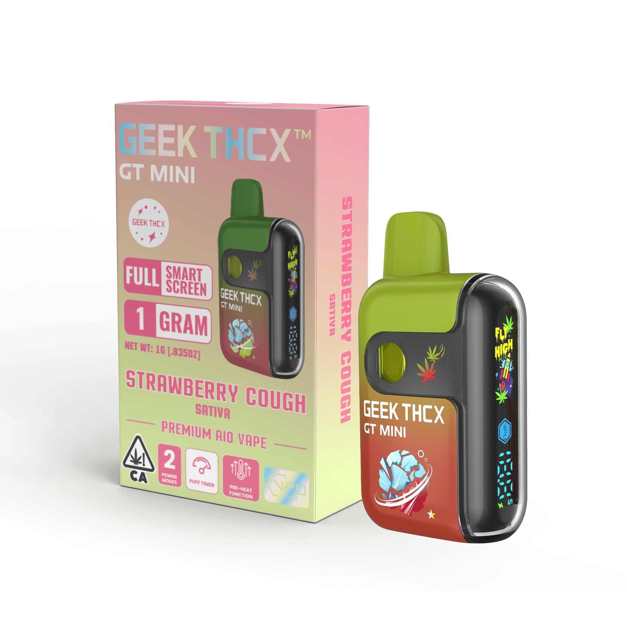 GEEK THCX - 1g AIO - Strawberry Cough