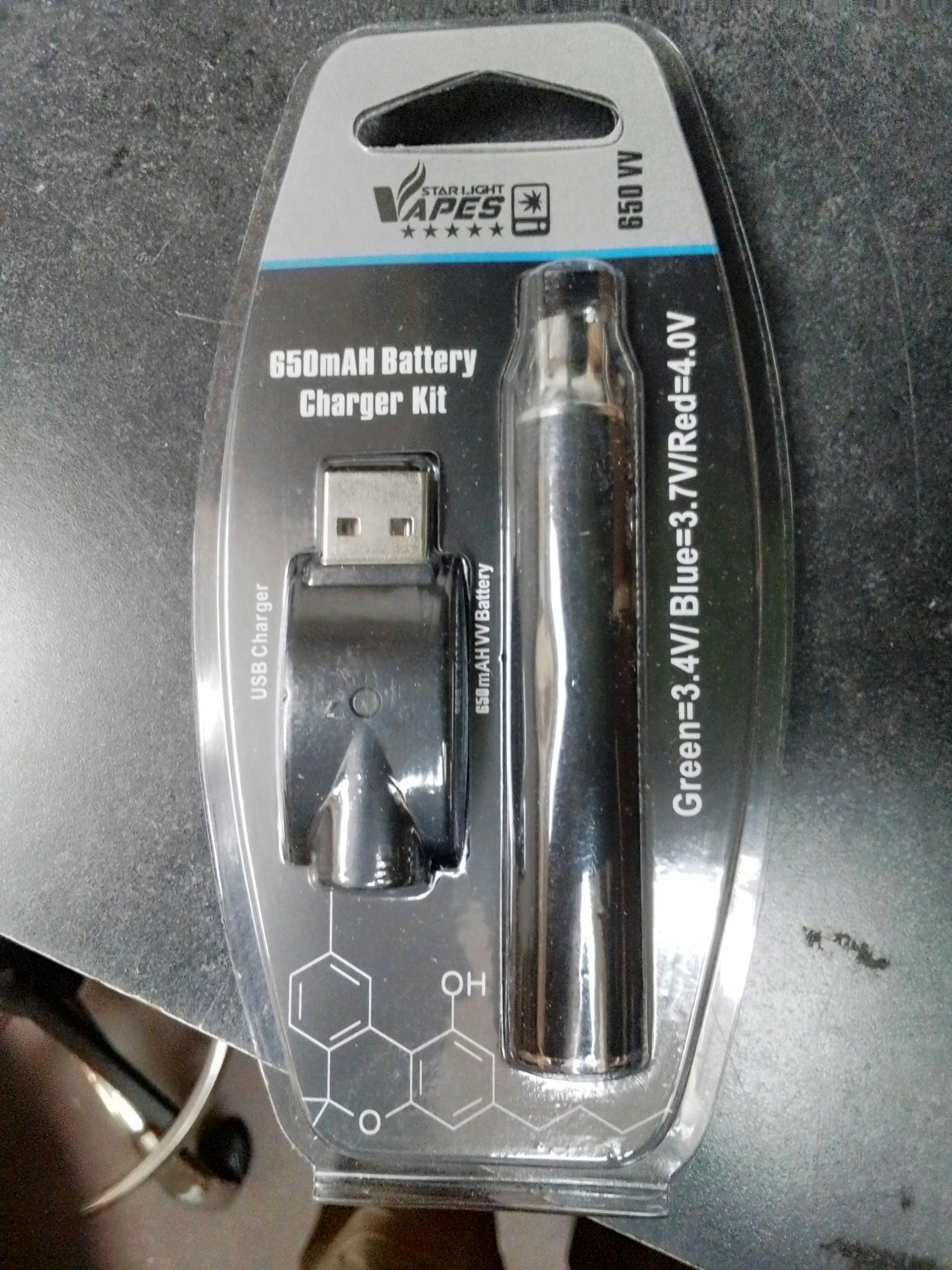 Vape pin Battery with plug at Bee's Buds Dispensary