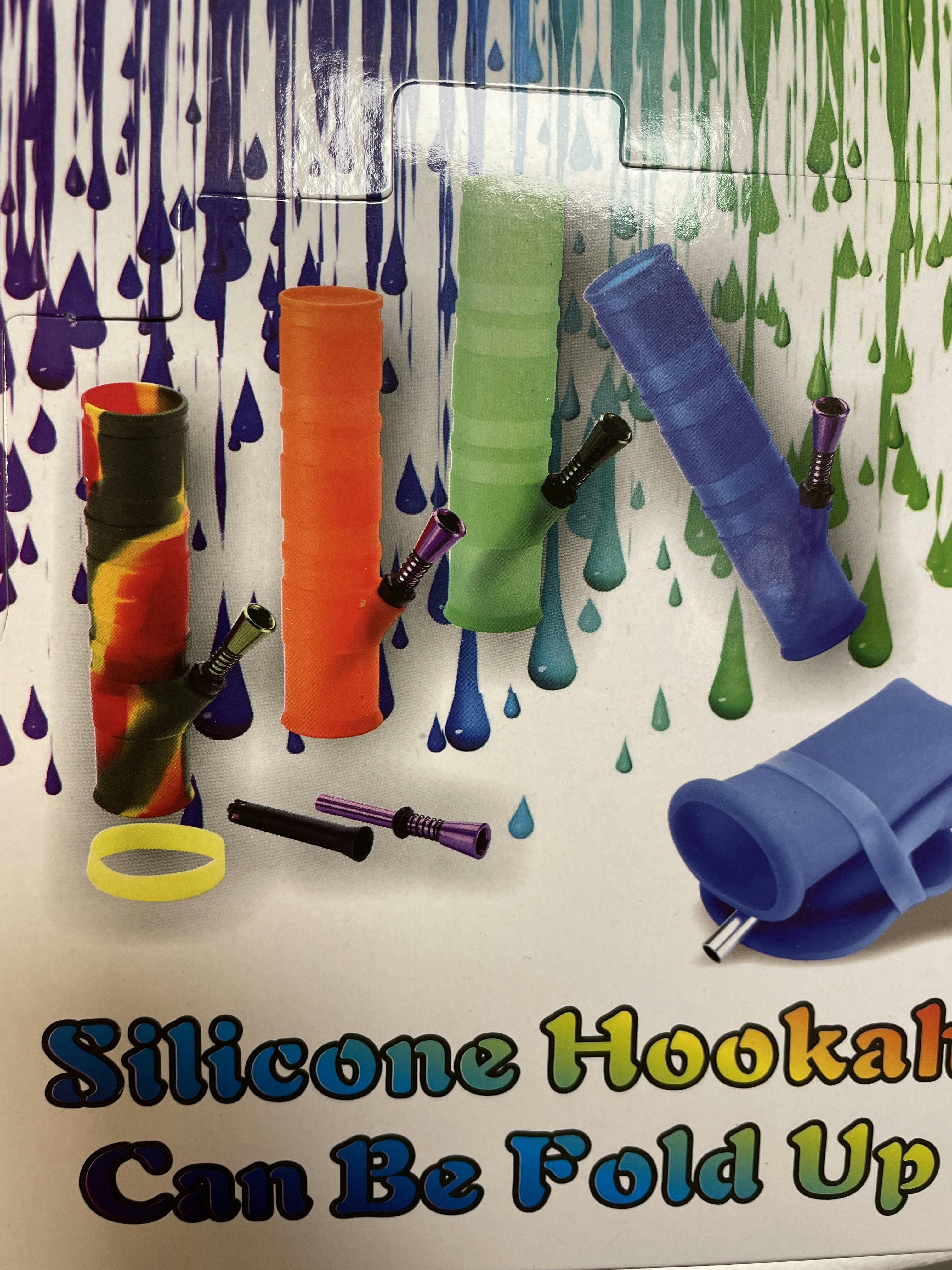 8" Foldable Silicone Water Bong