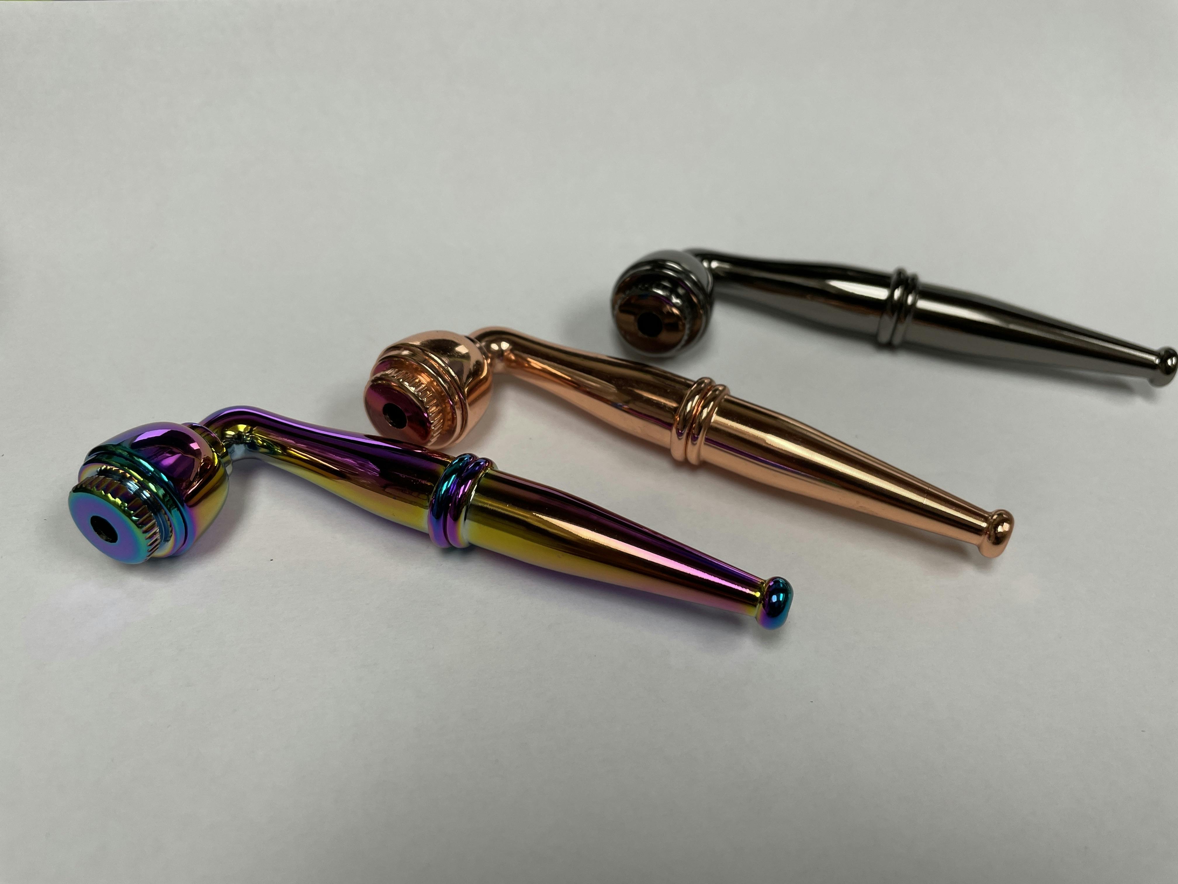 Metal pipe with cover