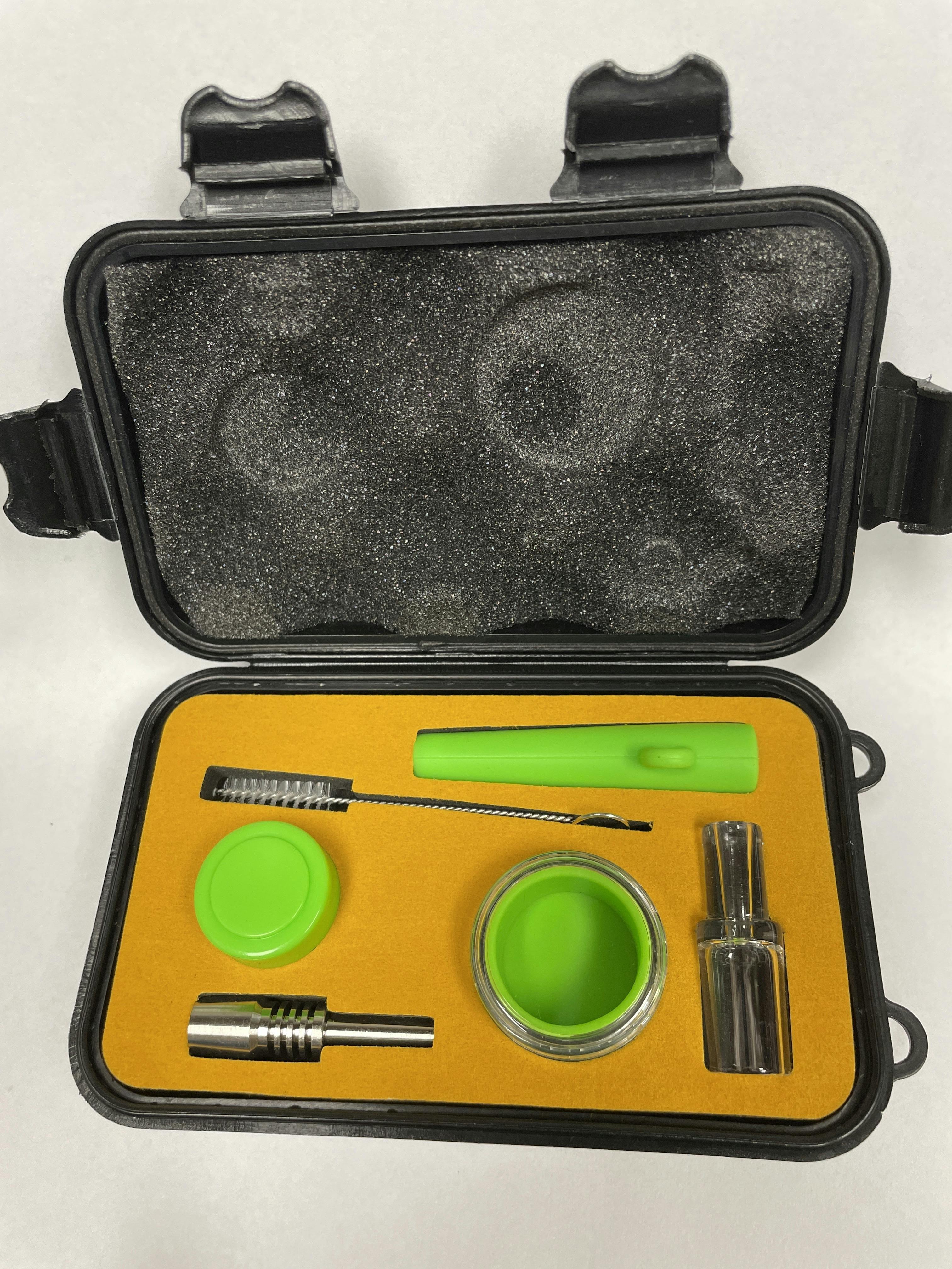 Silicone dab straw / Herb pipe travel kit