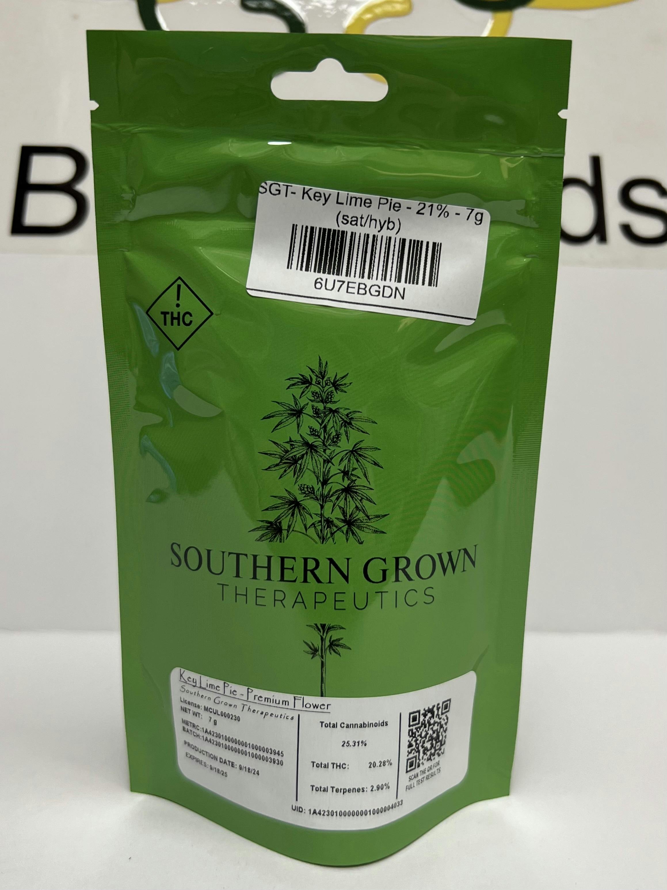 SGT- Key Lime Pie - 7g - 23% 2%terp- (sat/hyb)
