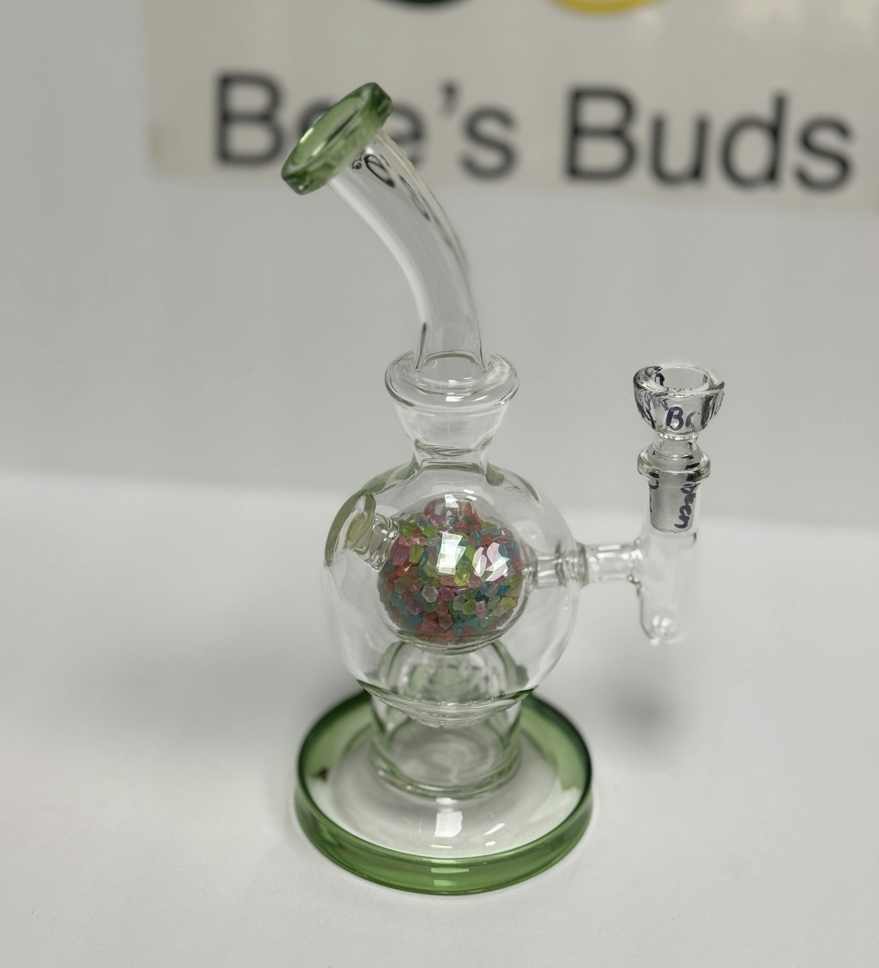 Glow N Dark Crystal Ball Bong