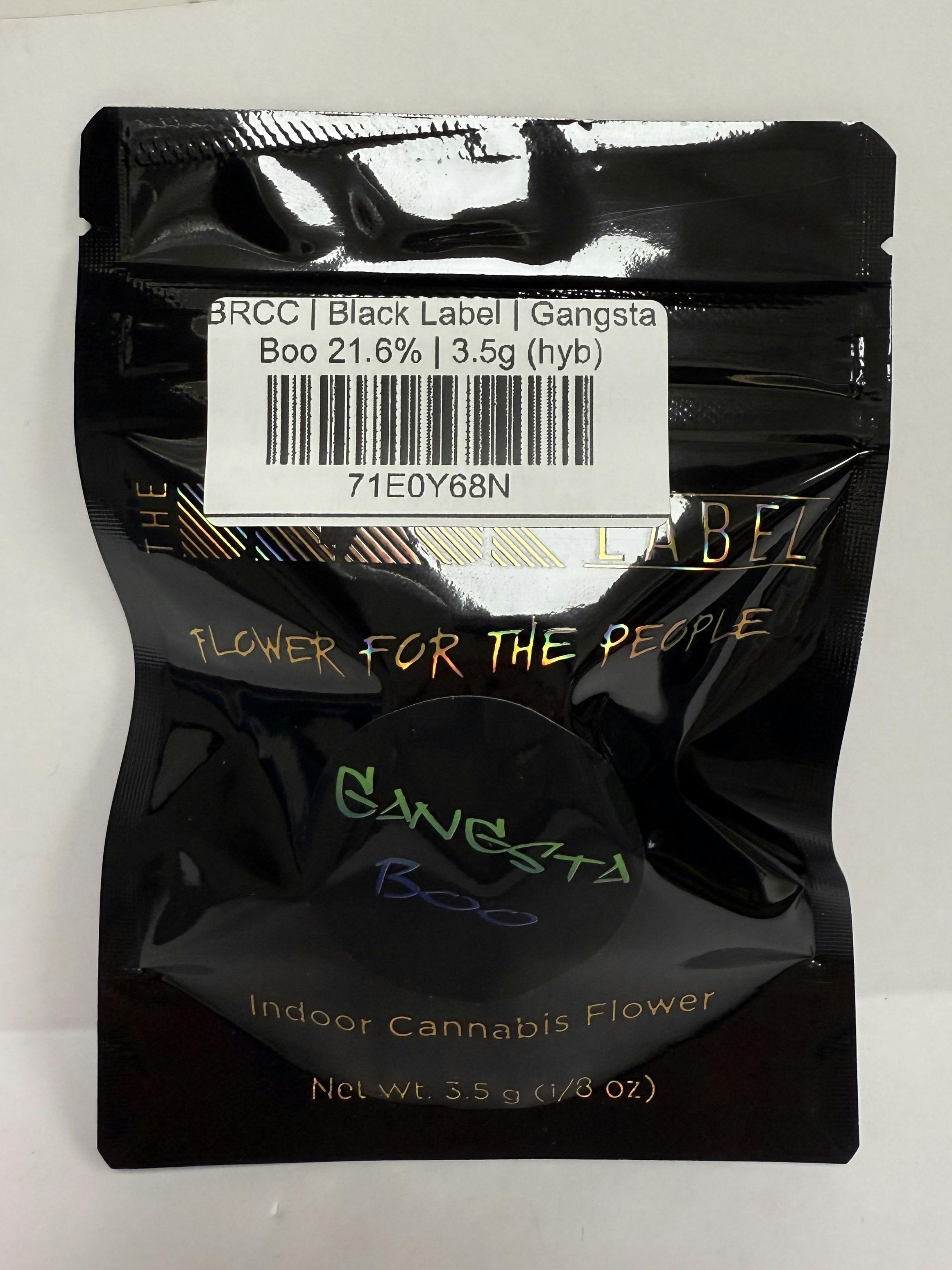BRCC | Gangsta Boo Infused Flower 26%-1.11% terp (ind/hyb)