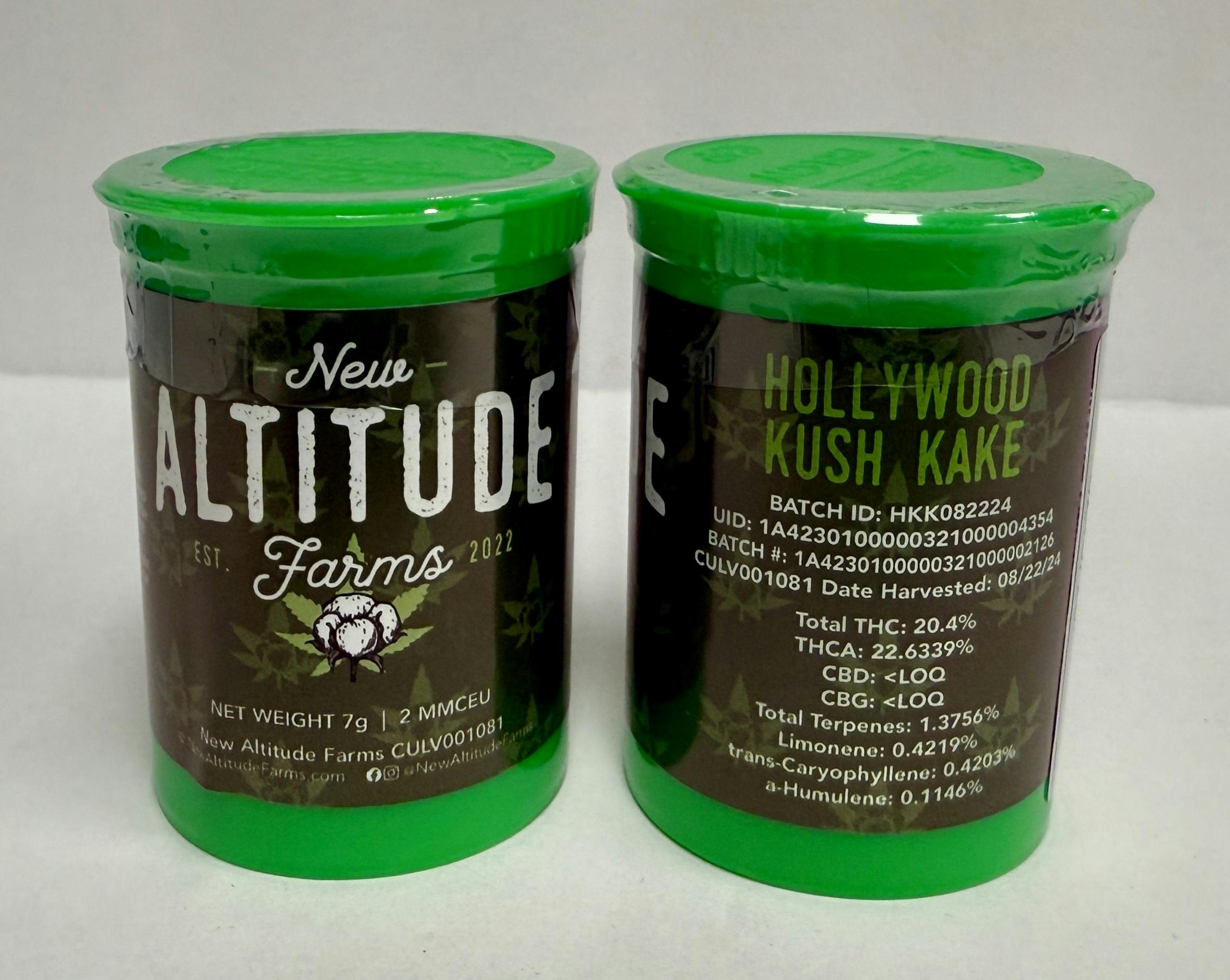 NAF- Hollywood Kush Kake - 7g - 26% 2.5%terp (ind/hyb)